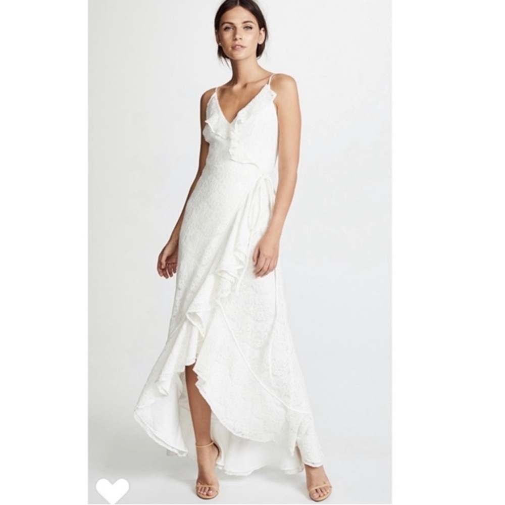 Yumi Kim Meadow Lace Wrap Dress.